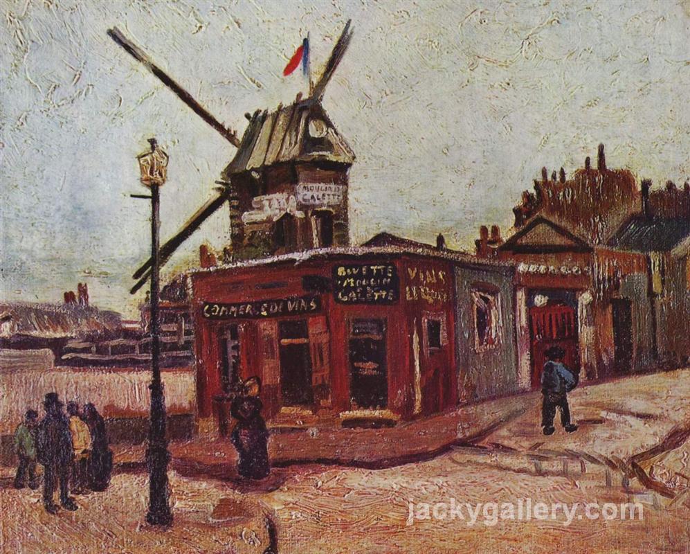 The Moulin de la Galette, Van Gogh painting